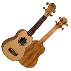 Barnes & Mullins - Soprano Spalted Maple Ukulele